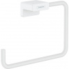 Hansgrohe AddStoris, kruh na uterák, matná biela, HAN-41754700