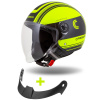 prilba Handy Metropolis Safety CASSIDA žltá fluo/čierna/reflexná šedá 2025 Veľkosť: XL (60 cm), Veľkost: XL (60 cm)