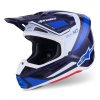 přilba SUPERTECH S-M7 RISE, ALPINESTARS (modrá/bílá, vel. M)