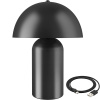 tectake 405244 malá retro stolná lampa kade, stmievateľná - čierna
