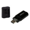 STARTECH USB Audio Adapter External Sound Card, STARTECH USB Audio Adapter External Sound Card - IC ICUSBAUDIOB