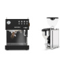 Ascaso Steel DUO PID, Black&Wood + Rocket Espresso GIANNINO, chrome/black