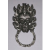 Držiak, háčik na okuliare, odznak LEBKA SKULL