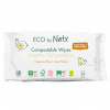 Eco by Naty Vlhčené obrúsky - Bez vône 56ks, pre citlivú pokožku