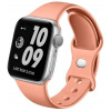 Swissten remienok pre apple watch silikónový 38 / 40 / 41 mm oranžovo ružový