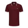 Slazenger Tipped pánske polo tričko Wine S