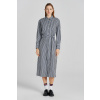 ŠATY GANT REL STRIPED POPLIN SHIRT DRESS CLASSIC BLUE