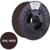 Tisková struna (filament) C-TECH PREMIUM LINE, PLA, mahagonová hnědá, RAL8016, 1,75mm, 1kg