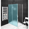 Gelco Sigma - Sprchová stena Simply, 90 cm, Coated Glass, lesklý hliník/sklo Brick GS4390