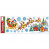 Okenná fólia 210×595 mm – Santa, farebná