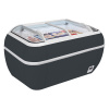 Tefcold Kombinovaný chladiaci/mraziaci ostrov antracit - Twin HEAD-A-CF | TEFCOLD