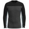 Pánske funkčné tričko SmartWool M Classic Thermal MRN BL CLRBLCK CRW B charcoal h-black XXL