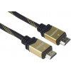 Prepojovací kábel PremiumCord HDMI 2.0 High Speed + Ethernet HQ, pozlátené konektory, 5 m (KPHDM2Q5)