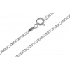 Argento Strieborná retiazka - vzor Figaro, šírka 2 mm 15150 | Dĺžka: 38 cm