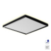 Vonkajšie stropné svietidlo PREZENT CORDIA BLACK SQ 27315 vhodné do kúpeľne