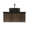Swiss aqua technologies Koupelnová skříňka s umyvadlem a baterií SAT Evolution 78x30x44,8 cm ořech mat SATEVO80NADBUC