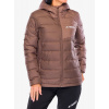 Bunda dámska adidas TERREX Multi Light Down Hooded Jacket - earth strata/trace brown