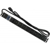 Qoltec Power Strip PDU Anti-Overload for 19 RACK | 1U | 10A | 8xIEC C13 | C16 fuse | 2m