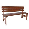 Rojaplast VIKING zahradní lavice dřevěná LAKOVANÁ - 150 cm 151/12