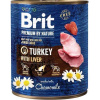 Brit Premium by Nature dog Turkey with Liver 6 x 800 g konzerva (Brit Premium by Nature dog Turkey with Liver 6 x 800 g konzerva)