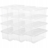 Artenat Úložný box Rose (súprava 12 ks), 35 cm, biela