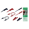 SKS Hirschmann PMS 2 meracie káble - sada [zástrčka 2 mm - zástrčka 2 mm] 1.00 m čierna, červená 1 sada; 932961001