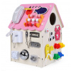 Rappa 2Kids Toys Activity board Domček ružový