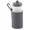Quadra Fľaša na vodu s držiakom QD440 Graphite Grey 7,5 x 7,5 x 20 cm