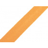 Šikmý prúžok bavlnený šírka 14mm zažehlený - 25 m - oranžová dyňová - 140 547 oranžová dyňová