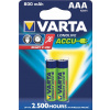 Varta LongLife Accu AAA 2x R2U 800mAh