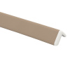 VMBal Ochrana rohu DELUX AL 76 - dĺžka 1,5 m - BÉŽOVÁ + koncovka BIELA