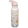 Detská nerezová termofľaša Klean Kanteen Insulated Kid Classic Narrow 12oz (w/Flip Seal Sport Cap) - owlet 355 ml uni