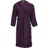 The One Towelling® Unisex župan s kapucňou T1-BH Plum S/M