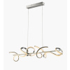 Trio - MESSINA Trio - LED lampa závesná - nikel/hliník/akryl
