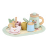 Little Dutch Čajový set drevený s kvetinovou potlačou