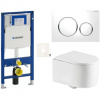 Závesný WC set Geberit do ľahkých stien / predstenová SAT SIKOGESREX72S20