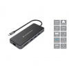Conceptronic DONN15G dokovacia stanica a replikátor portov Kábel USB 3.2 Gen 1 (3.1 Gen 1) Type-C Šedá (DONN15G)