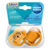 Canpol babies BabiesBoo silikon symmetrical Soother cumlík orange 2 ks