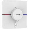 Hansgrohe ShowerSelect Comfort Q, termostat pod omietku pre 1 spotrebič a ďalší výtok, biela matná, HAN-15589700