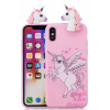 Cute Unicorn 3D zadný kryt s motívom jednorožca pre Apple iPhone XR