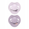 Lovi cumlík silikon dynamický Prime 2ks Baby Lilac/Violet