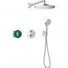 Hansgrohe Sprchový systém Croma so skrytou batériou, chróm 27954000