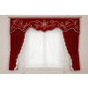 Záclona Tamara bordovo červená , viď foto
