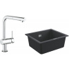 Set kuchynská batéria Grohe Minta 31360001, granitový drez Grohe K700 31654AP0