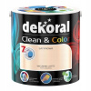 Farba na - Dekoral CLEAN COLOR 2,5L talianske saténové latte (Farba na - Dekoral CLEAN COLOR 2,5L talianske saténové latte)