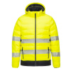 PORTWEST Bunda Hi-Vis S548, vyhřívaná, ultrazvuková, reflexní POR-S548YBRXL XL Žlutá/černá