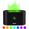 APT Zvlhčovač vzduchu s RGB podsvícením černý imitace plamene AG743B