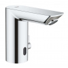 Grohe Bau Cosmopolitan E Infračervená elektronická umývadlová batéria so zmiešavacím zariadením, napájanie zo 6 V batérie, chróm 36451000-GR