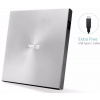 ASUS DVD ZenDrive SDRW-08U9M-U SILVER, externá tenká DVD-RW, USB Type-C/Type-A, M-DISC 90DD02A2-M29000