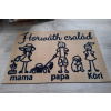 GDmatsEU | rohožka personalizovaná s postavičkami Rozmer: 90x60cm